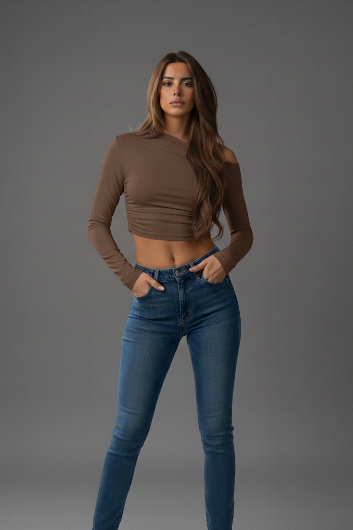 THE NORA LONGSLEEVE - GREY