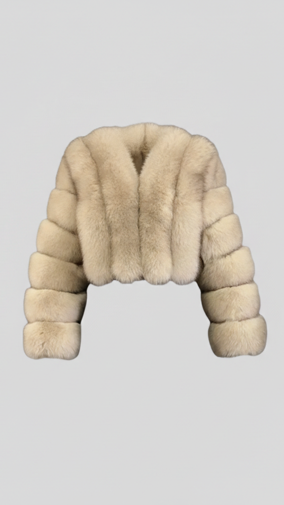 MONTBLANC CROPPED FUR COAT