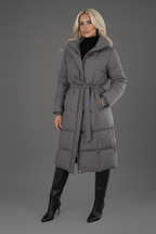 THE AVALON COAT - DARK BROWN