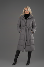 THE AVALON COAT - DARK BROWN