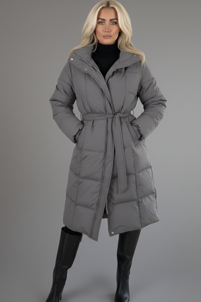 THE AVALON COAT - DARK GREY