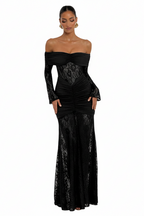 THE MOONFIRE MAXI DRESS - BLACK