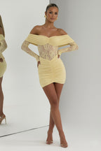 THE MOONFIRE MINI DRESS - WHITE