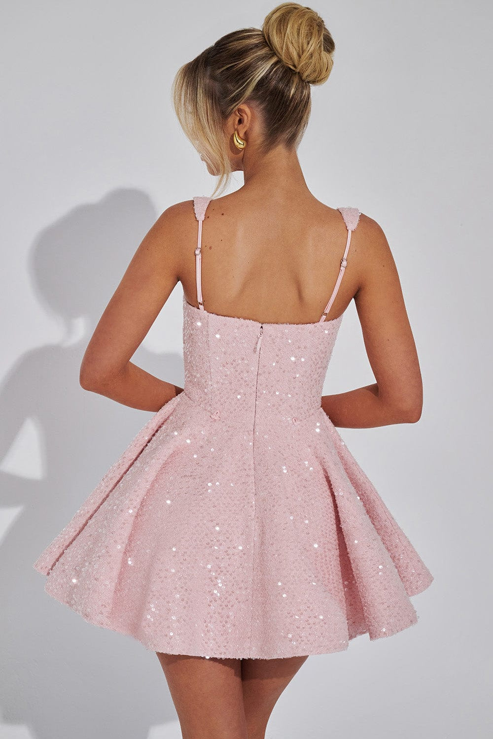 THE SUGARBLUSH MINI DRESS - WHITE