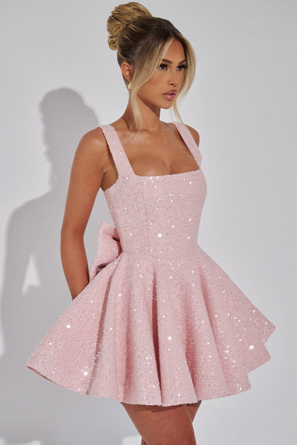 THE SUGARBLUSH MINI DRESS - PINK