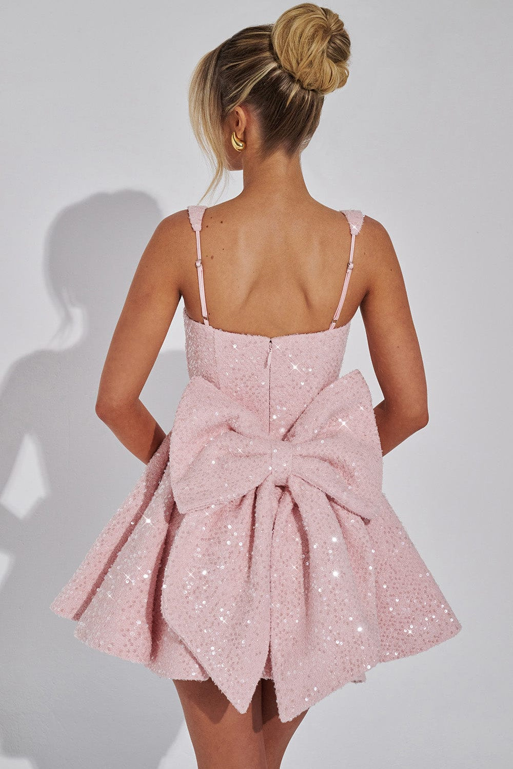 THE SUGARBLUSH MINI DRESS - PINK