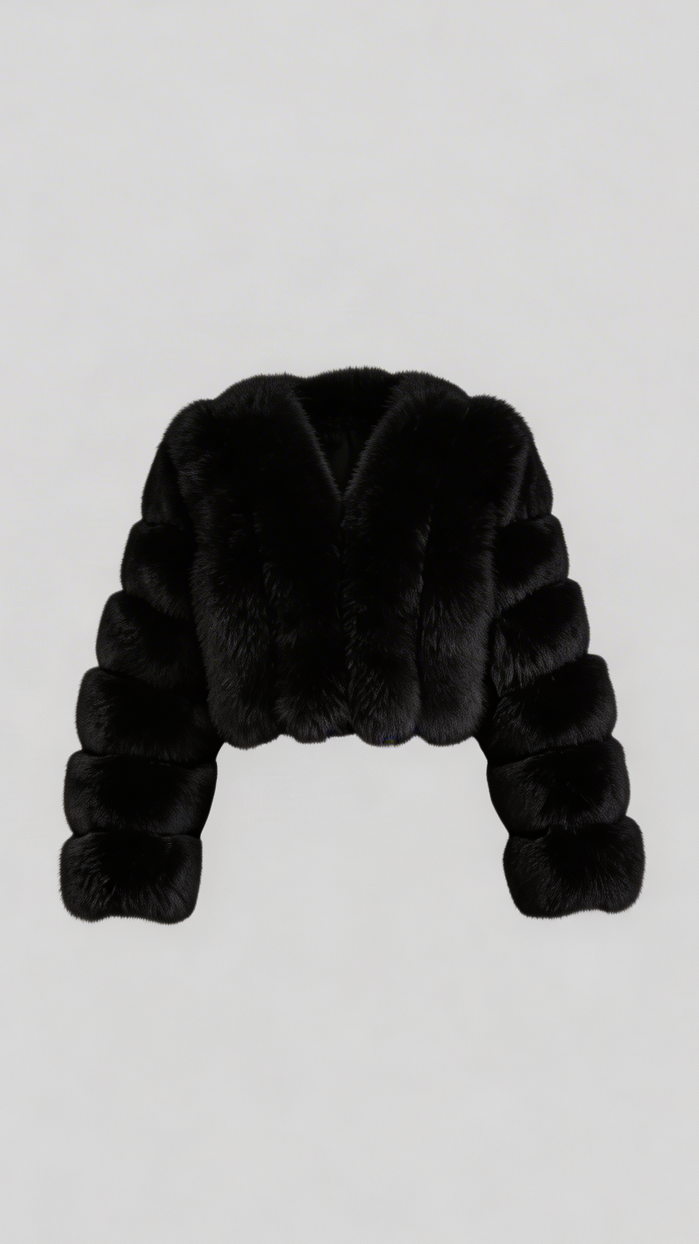MONTBLANC CROPPED FUR COAT