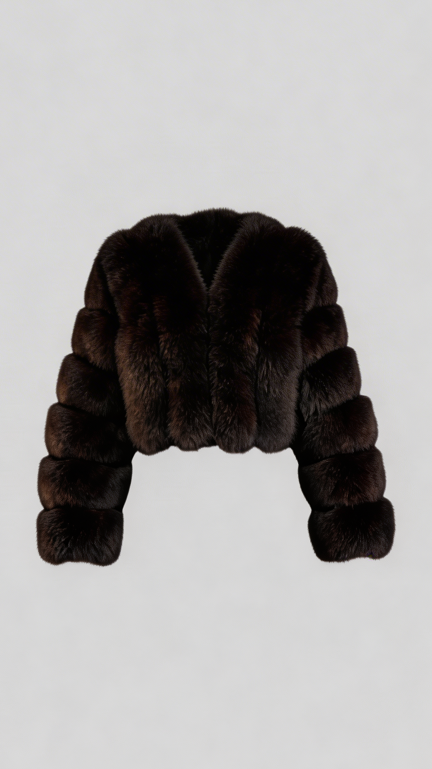 MONTBLANC CROPPED FUR COAT