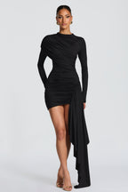THE RAVENNA MINI DRESS - BLACK
