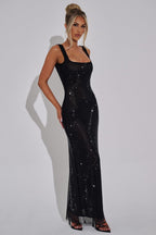 THE HALO MAXI DRESS - PINK BLUSH