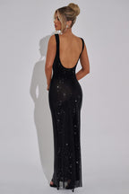 THE HALO MAXI DRESS - PINK BLUSH