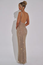 THE HALO MAXI DRESS - PINK BLUSH