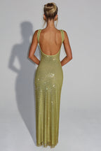 THE HALO MAXI DRESS - PINK BLUSH