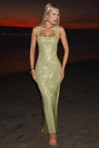 THE HALO MAXI DRESS - PINK BLUSH