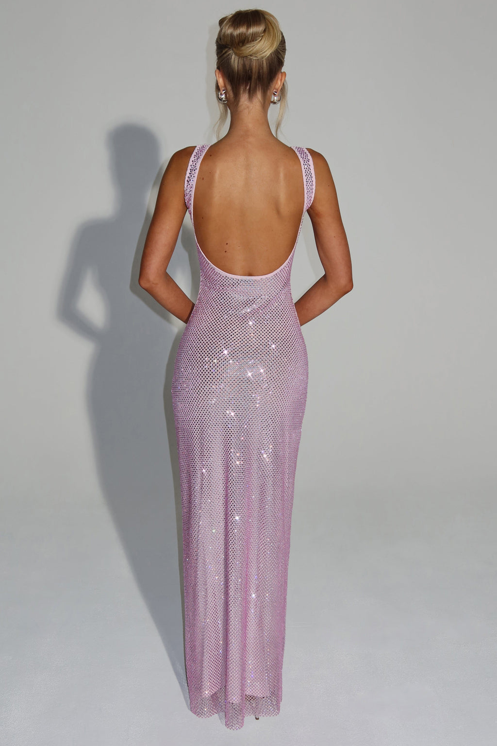 THE HALO MAXI DRESS - PINK BLUSH