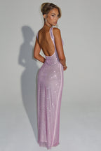 THE HALO MAXI DRESS - PINK BLUSH