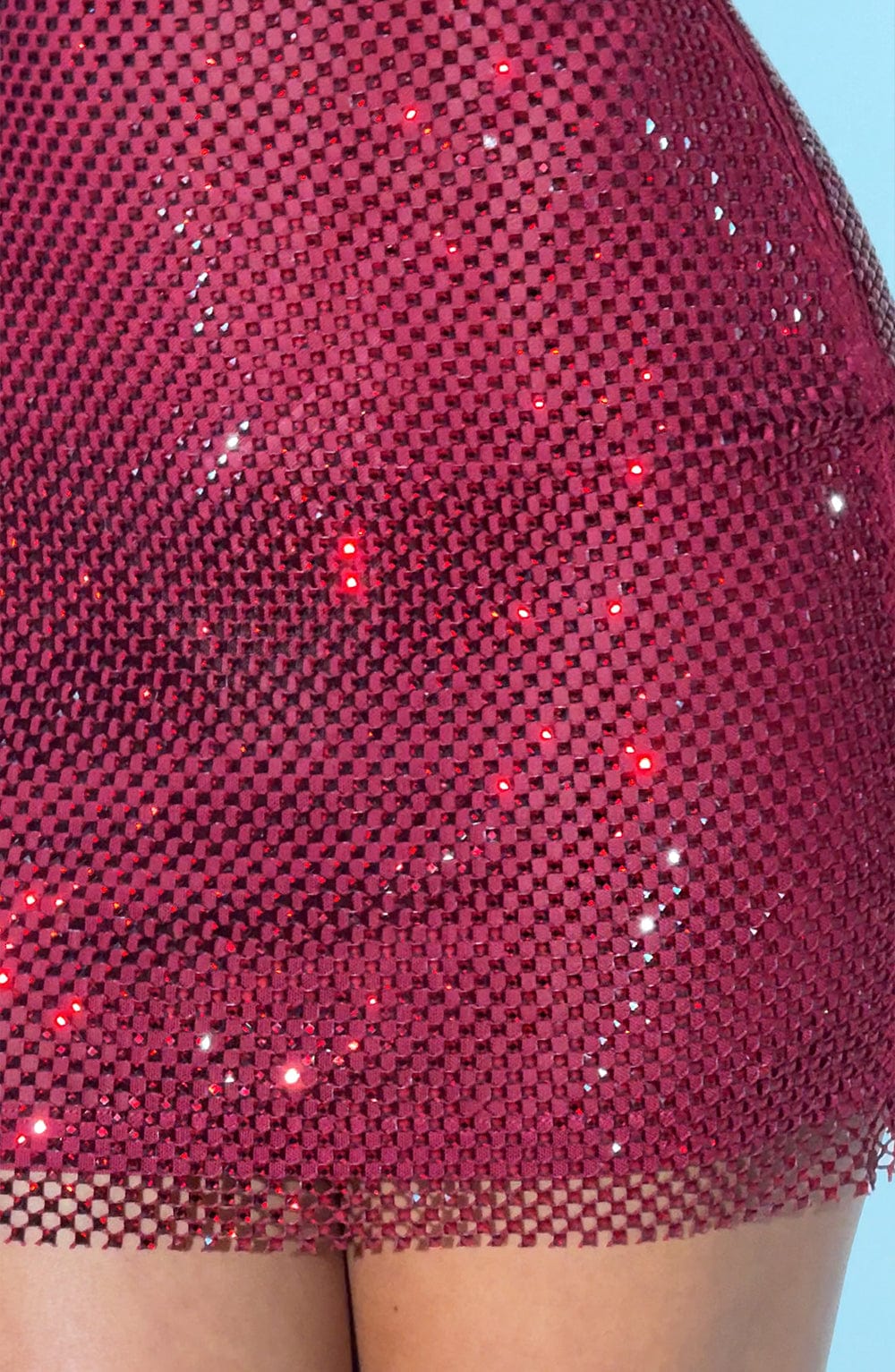 THE HALO MINI DRESS - SILVER SPARKLE