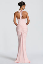 THE SCULPTED SIREN MAXI DRESS - BORDEAUX