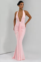 THE SCULPTED SIREN MAXI DRESS - BORDEAUX