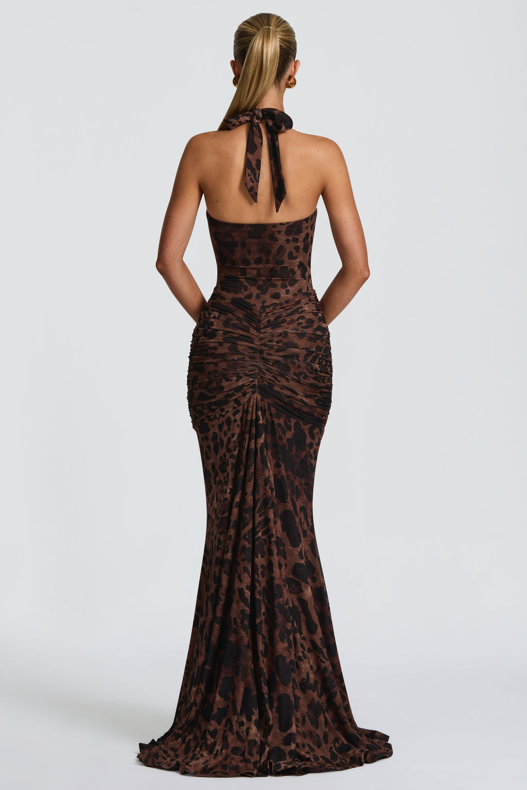 THE SCULPTED SIREN MAXI DRESS - BORDEAUX
