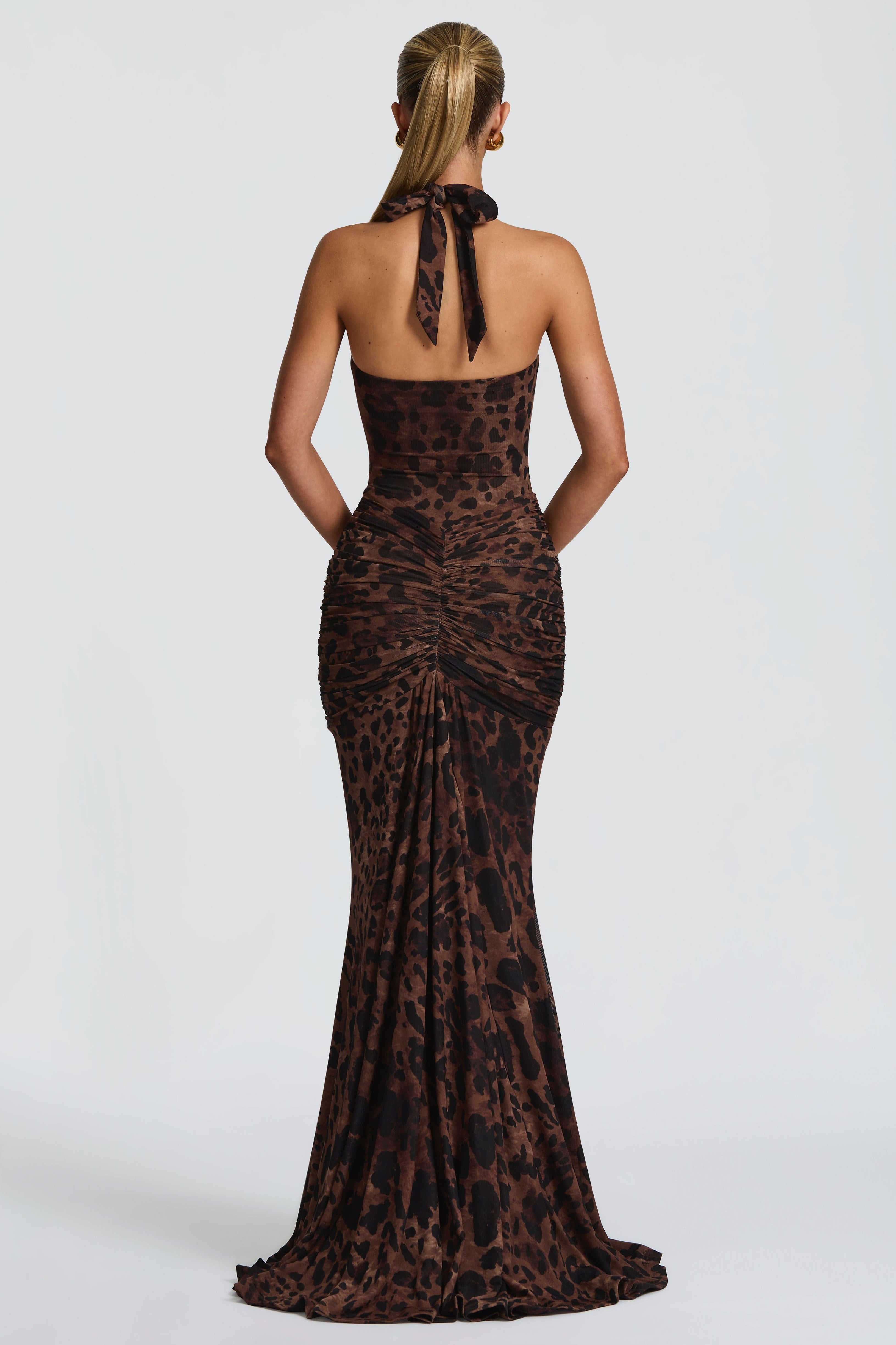 THE SCULPTED SIREN MAXI DRESS - BORDEAUX