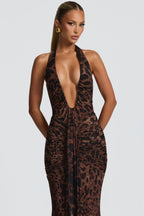 THE SCULPTED SIREN MAXI DRESS - BORDEAUX