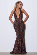 THE SCULPTED SIREN MAXI DRESS - BORDEAUX