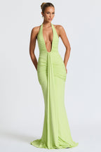 THE SCULPTED SIREN MAXI DRESS - BORDEAUX