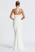 THE SCULPTED SIREN MAXI DRESS - BORDEAUX