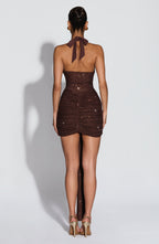 THE SCULPTED SIREN - Plum Brown Sparkle