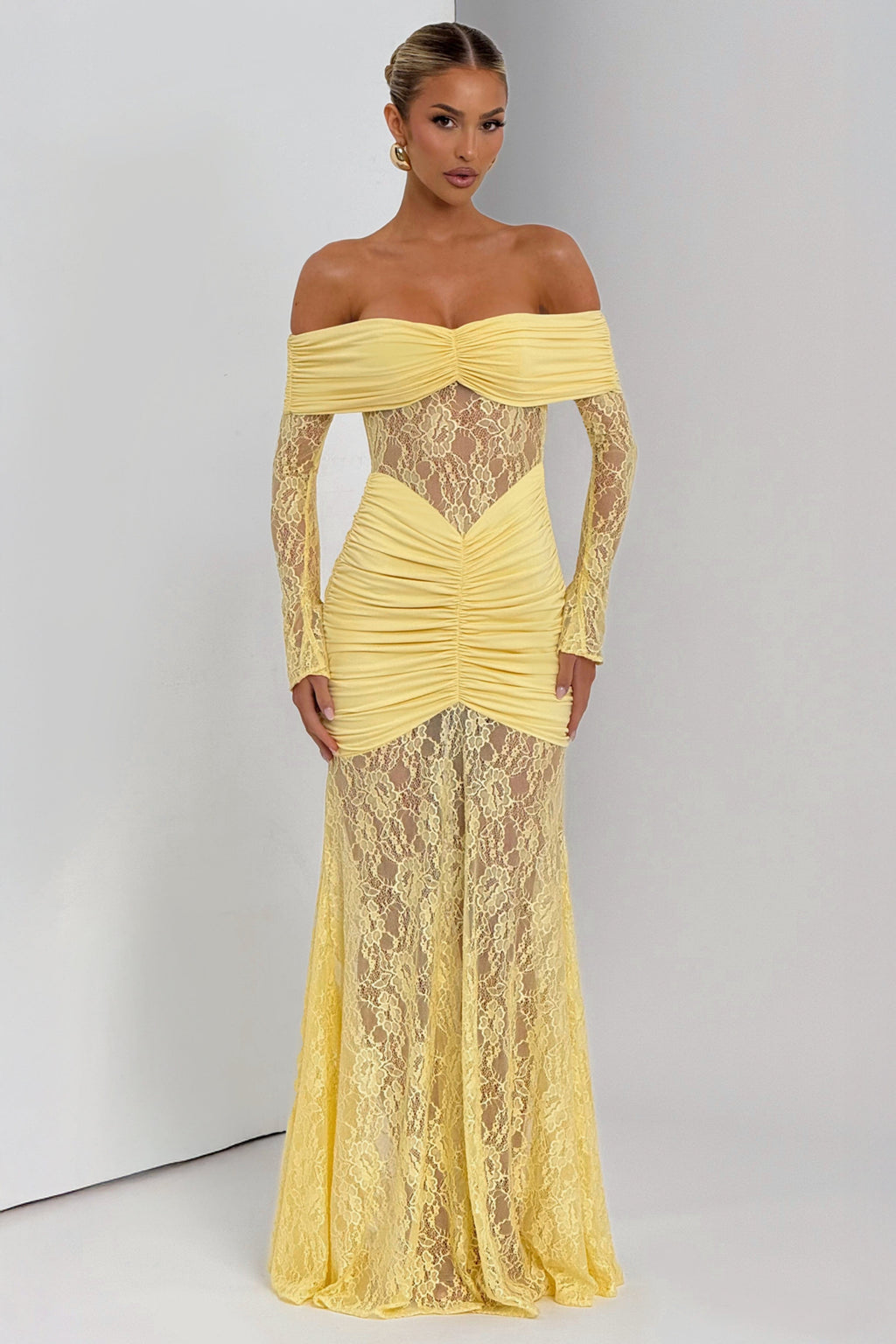 THE MOONFIRE MAXI DRESS - BUTTER YELLOW
