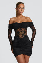 Sauline Mini Dress - Black Dress Babyboo Fashion Premium Exclusive Design