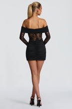 Sauline Mini Dress - Black Dress Babyboo Fashion Premium Exclusive Design